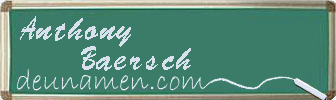 Anthony Baersch Visitenkarte